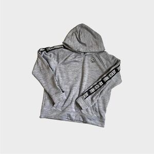 Abercrombie Kids Light Gray Logo Hoodie